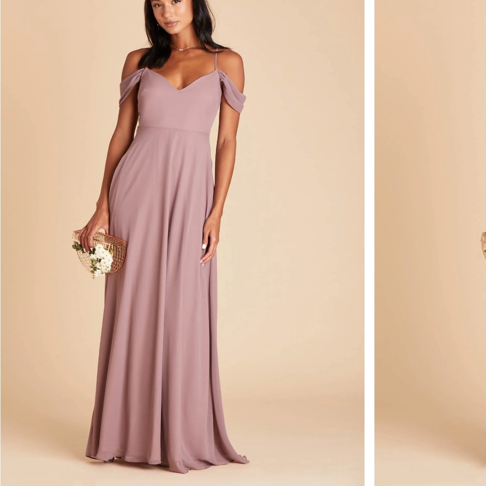 Birdy grey dark mauve bridesmaids dress Devin